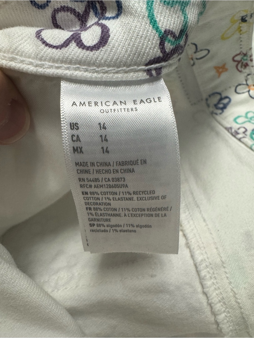 AE Stretch Low-Rise Baggy Bermuda Short RT $70 NWOT - Picture 9 of 10
